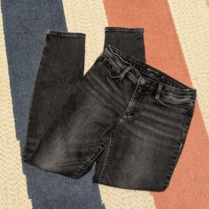 Athleta Sculptek Skinny Stretch Jeans Carbon Wash Black Denim 2